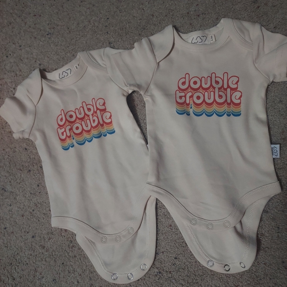 Cream Double Trouble Kids One Piece
